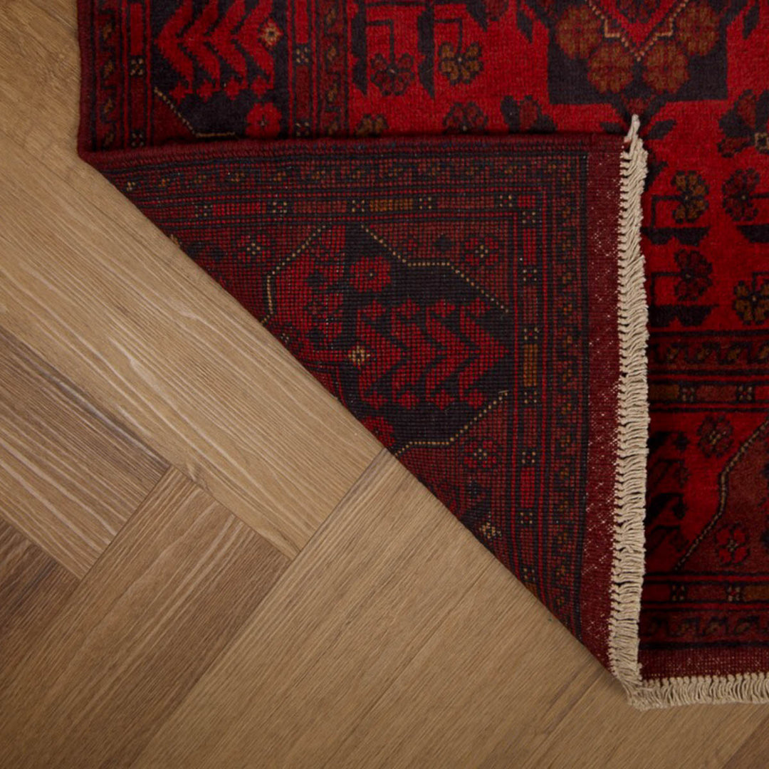 שטיח אפגני חלממדי 00 אדום 296*83