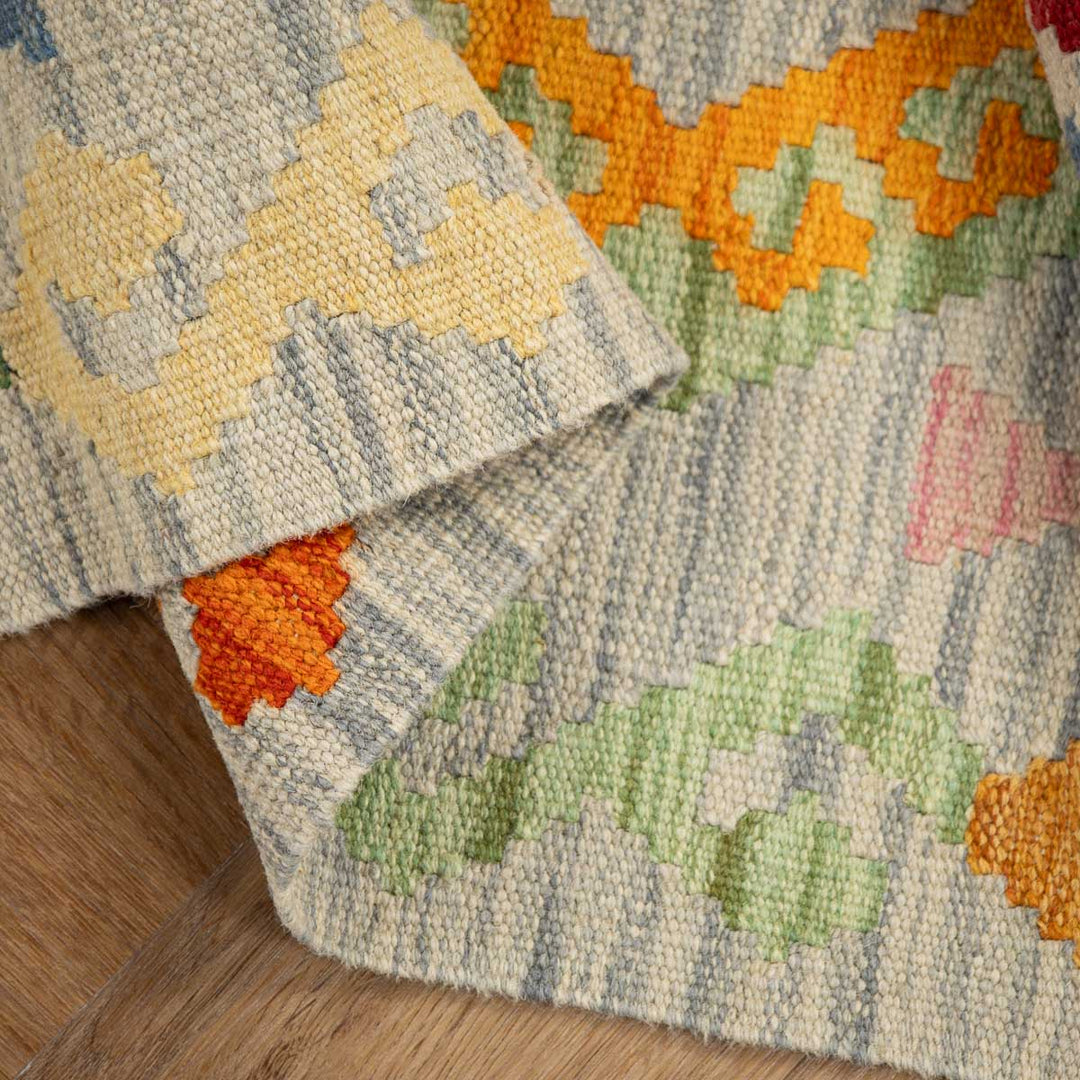 שטיח קילים אפגני 00 צבעוני 299*80