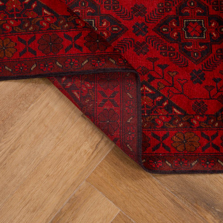 שטיח אפגני חלממדי 00 אדום 297*80