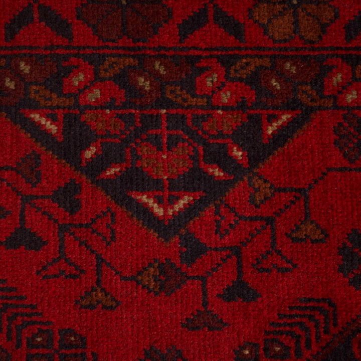 שטיח אפגני חלממדי 00 אדום 297*80