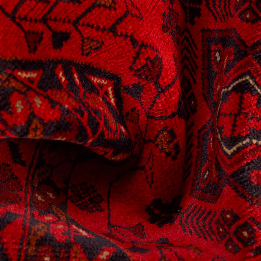 שטיח אפגני חלממדי 00 אדום 297*80