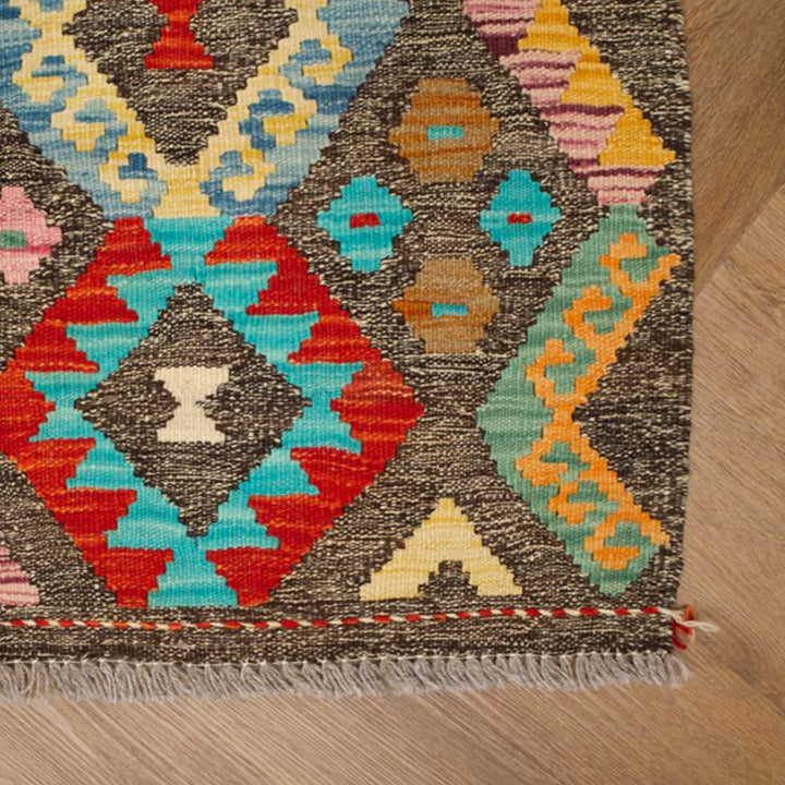 שטיח קילים אפגני 00 צבעוני305*88