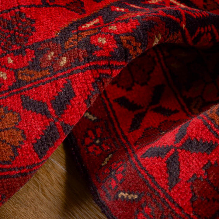 שטיח אפגני חלממדי 00 אדום 297*80