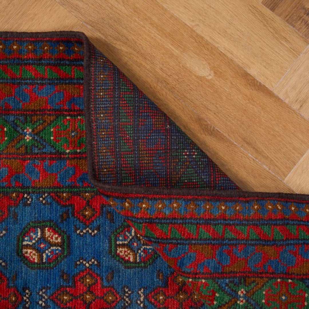 שטיח אפגני בוכרה 00 כחול 198*152 | Bokhara Rug