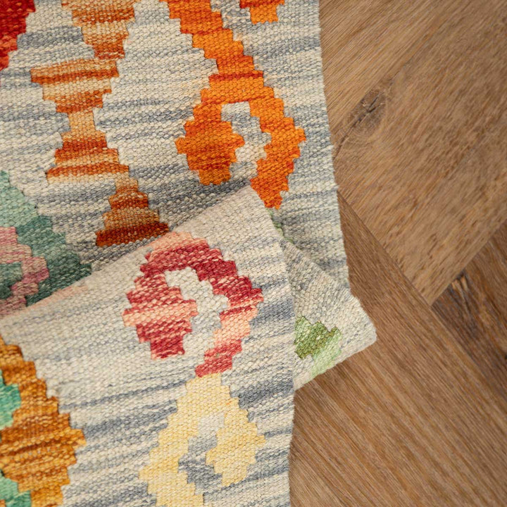 שטיח קילים אפגני 00 צבעוני 299*80