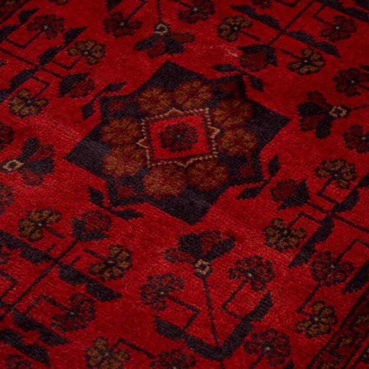 שטיח אפגני חלממדי 00 אדום 296*83