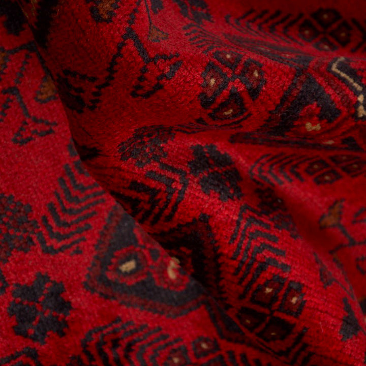 שטיח אפגני חלממדי 00 אדום 297*80