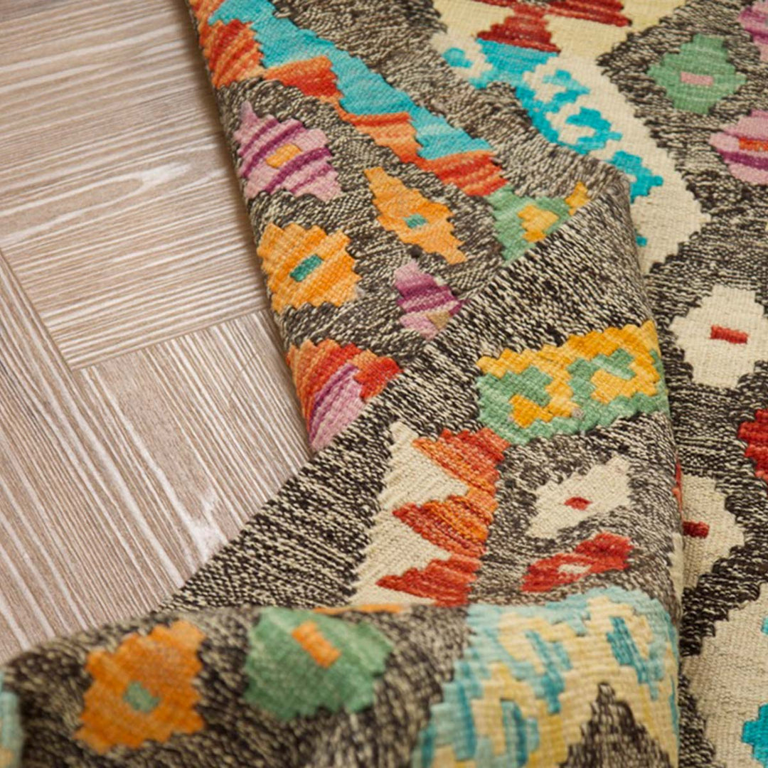 שטיח קילים אפגני 00 צבעוני305*88