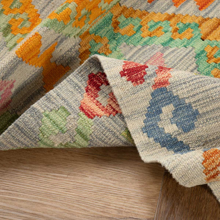 שטיח קילים אפגני 00 צבעוני 299*80