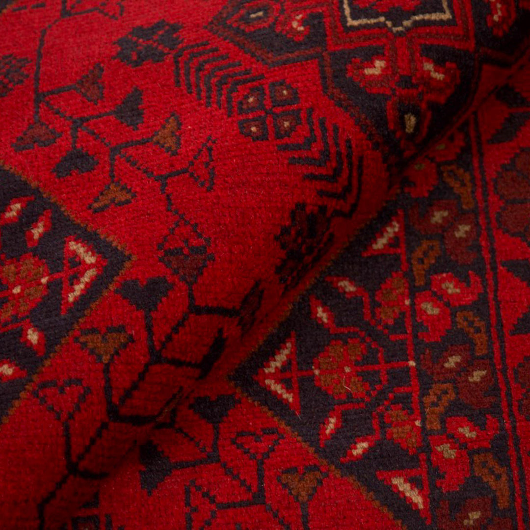 שטיח אפגני חלממדי 00 אדום 297*80