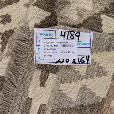 שטיח קילים ענתיק וואש 00 אפור\בז' 236*164