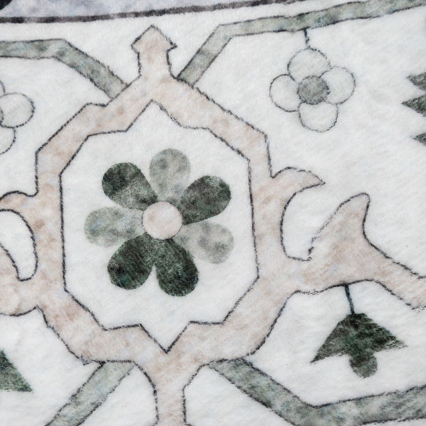 שטיח רחיץ מלטה  04 עגול צבעוני | Malta Washable Rug
