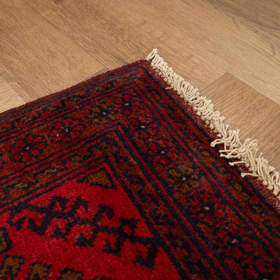 שטיח אפגני חלממדי 336/241 אדום 149*55