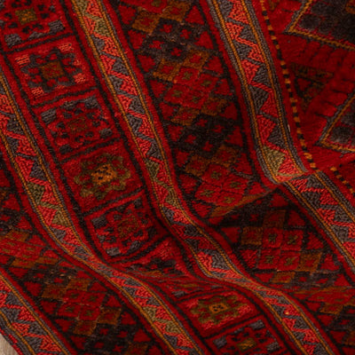 שטיח אוזבקי 00 אדום 190*147 | Uzbek