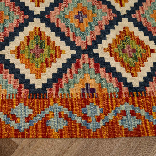 שטיח קילים אפגני 00 צבעוני 206*85