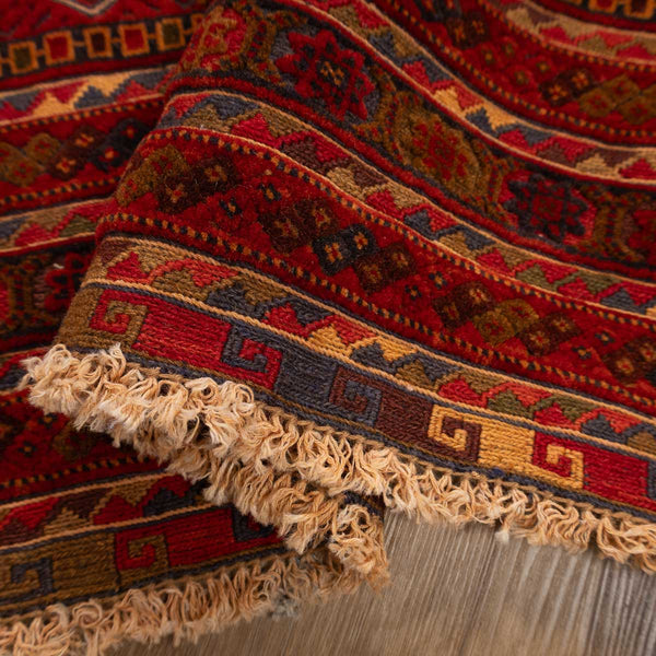 שטיח אוזבקי 00 אדום 192*156 | Uzbek