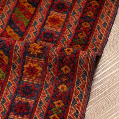 שטיח אוזבקי 00 אדום 196*150 | Uzbek