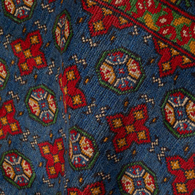 שטיח  אפגני בוכרה 00 כחול 203*160  | Bokhara Rug