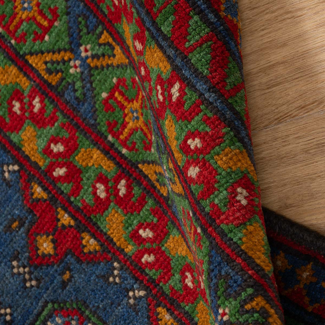 שטיח  אפגני בוכרה 00 כחול 203*160  | Bokhara Rug