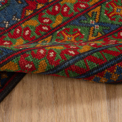 שטיח  אפגני בוכרה 00 כחול 203*160  | Bokhara Rug
