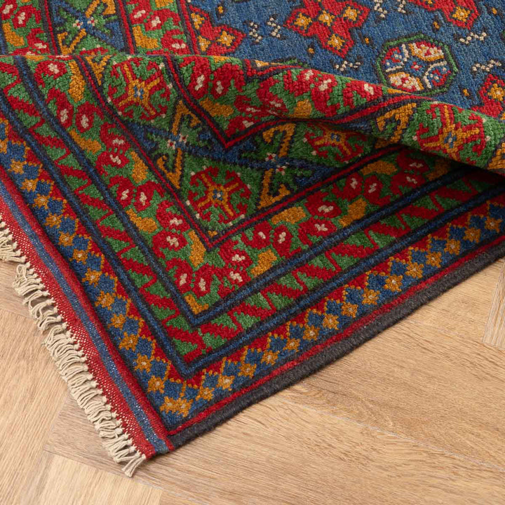 שטיח  אפגני בוכרה 00 כחול 203*160  | Bokhara Rug