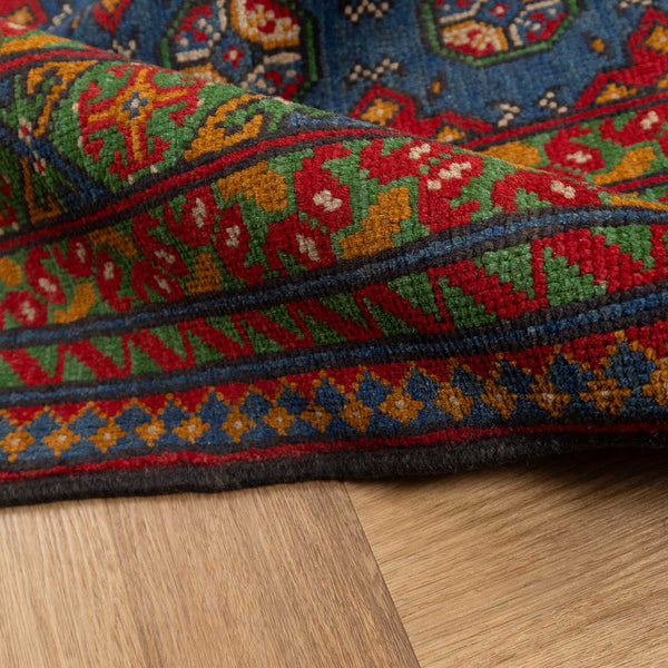שטיח  אפגני בוכרה 00 כחול 203*160  | Bokhara Rug