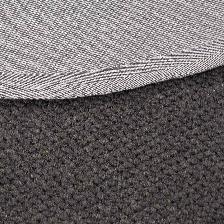 שטיח סווינג 01 אפור כהה עגול | Swing