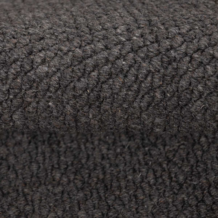 שטיח סווינג 01 אפור כהה עגול | Swing