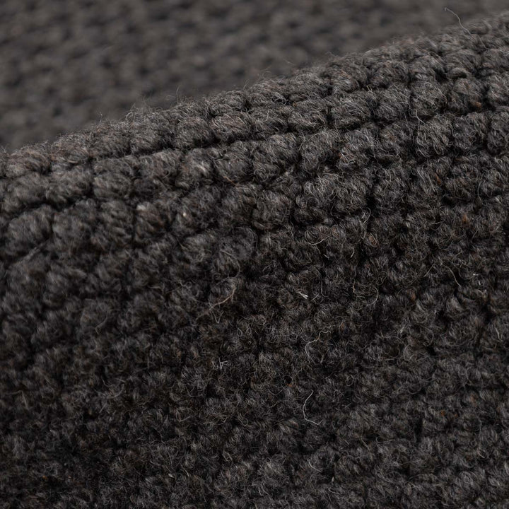 שטיח סווינג 01 אפור כהה עגול | Swing