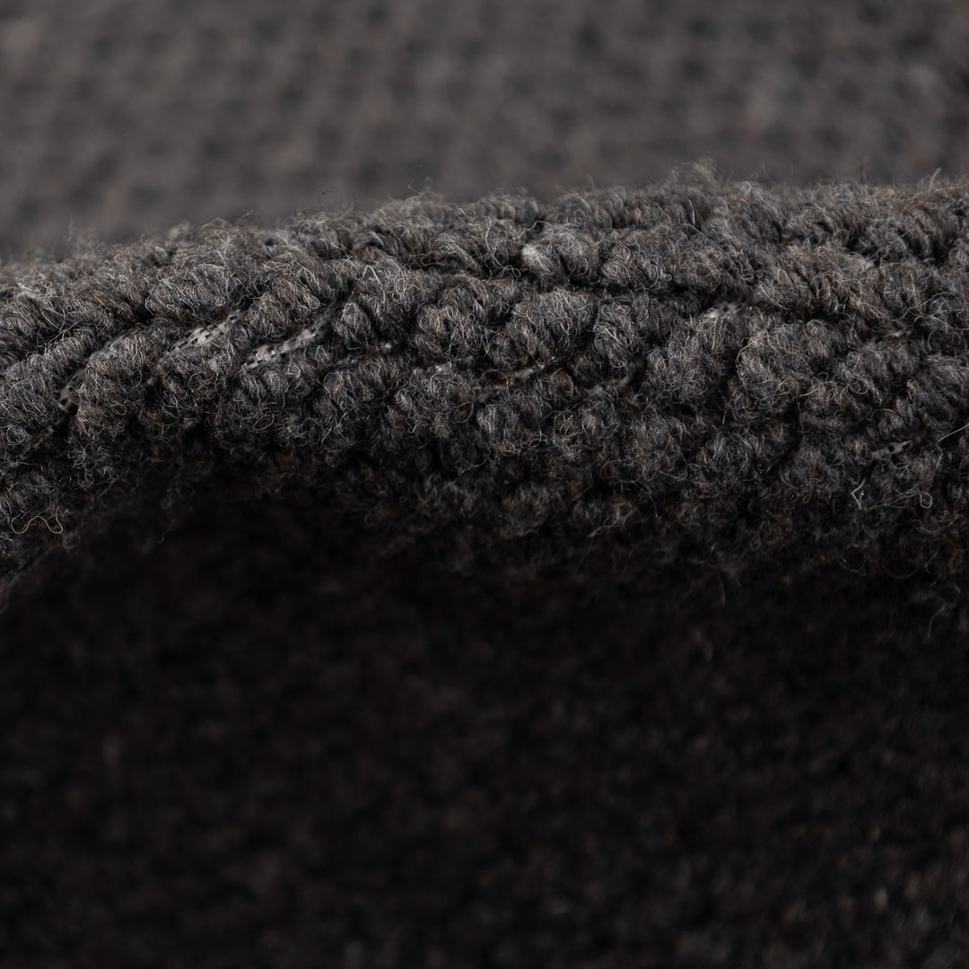 שטיח סווינג 01 אפור כהה עגול | Swing