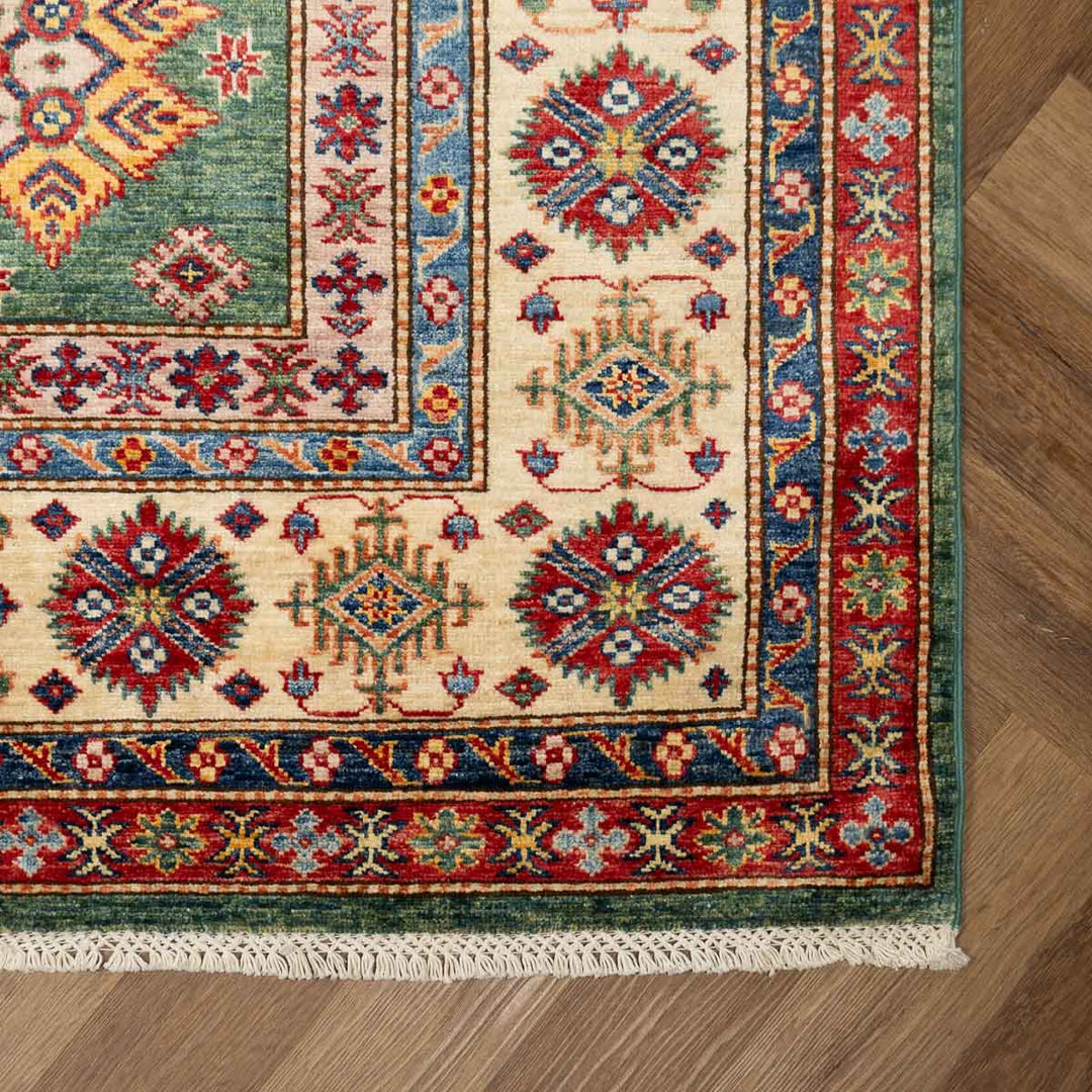 שטיח סופר קזאק 00 ירוק 310*203 | Super Kazak