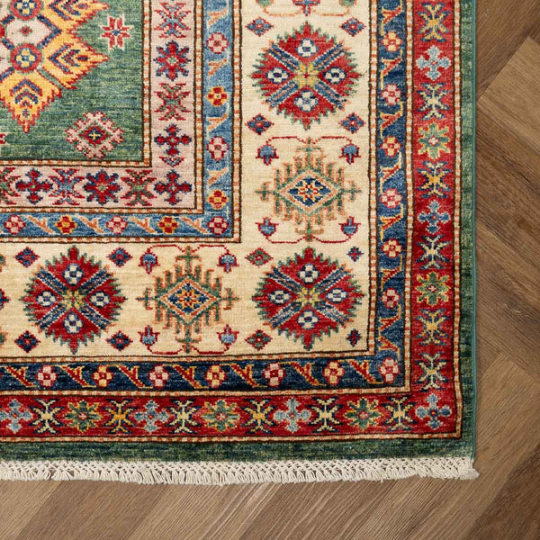 שטיח סופר קזאק 00 ירוק 310*203 | Super Kazak