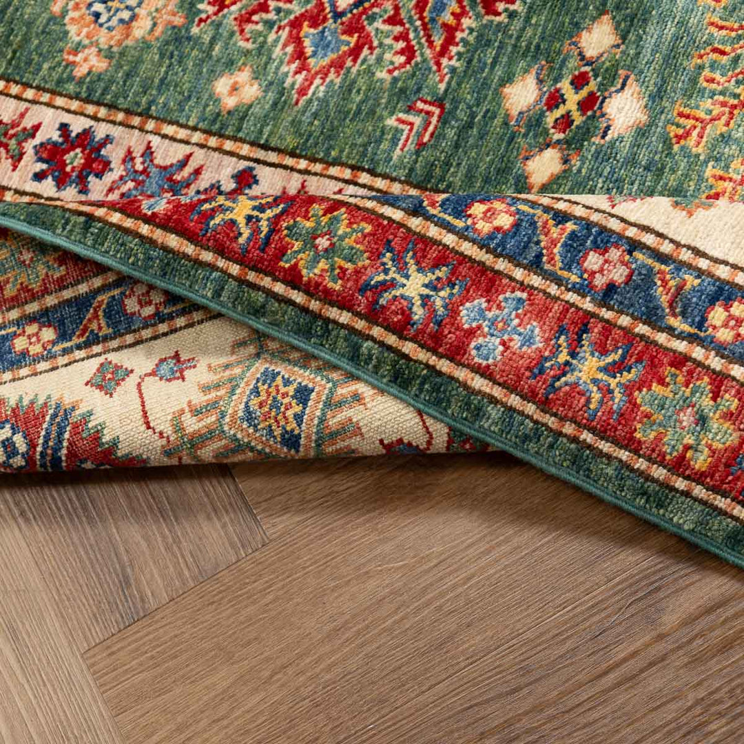 שטיח סופר קזאק 00 ירוק 310*203 | Super Kazak