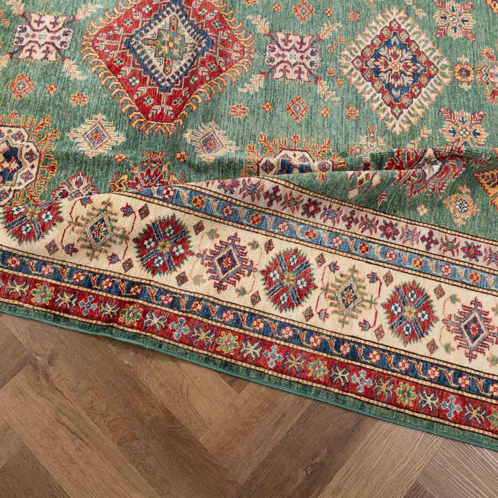 שטיח סופר קזאק 00 ירוק 310*203 | Super Kazak