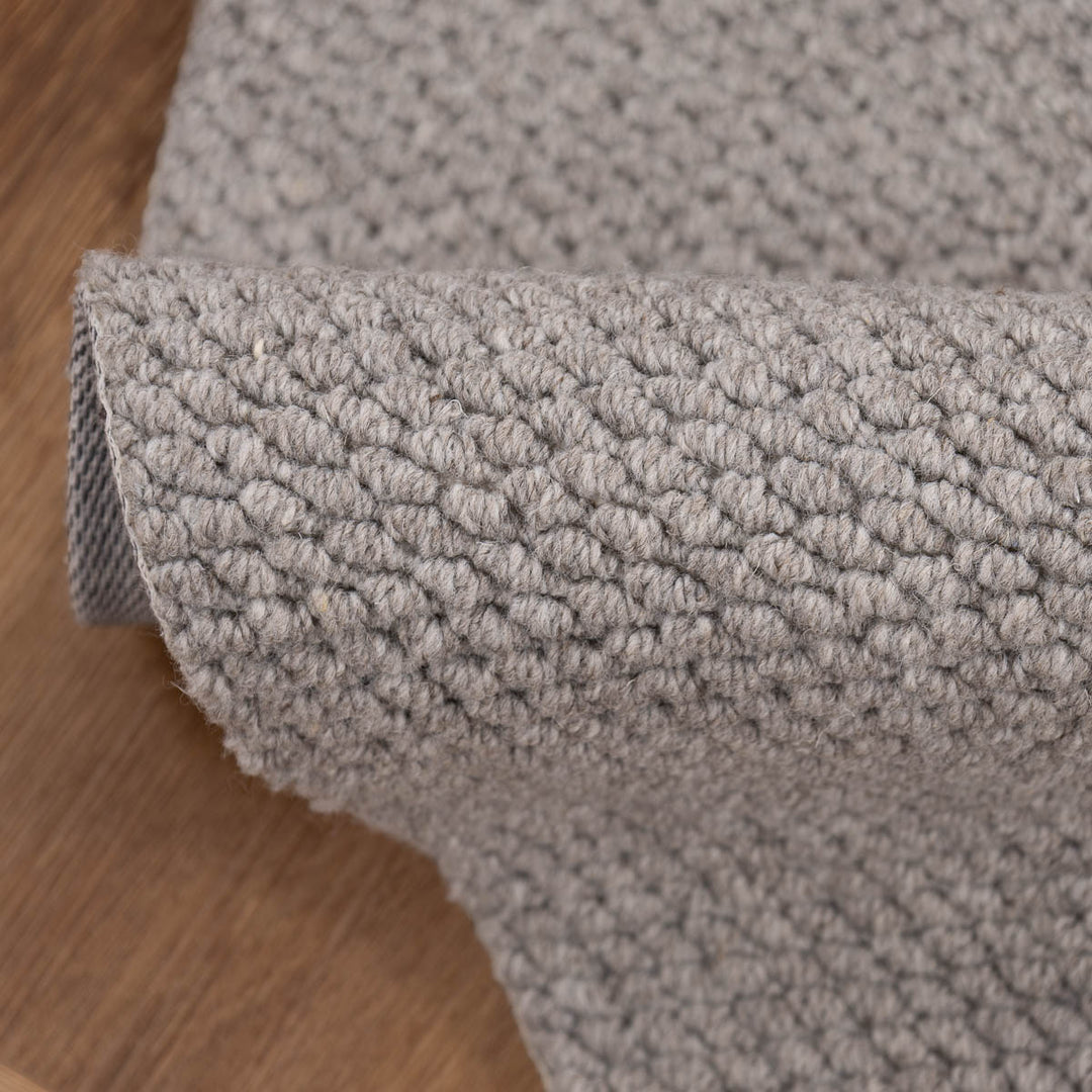 שטיח סווינג 01 אפור עגול | Swing