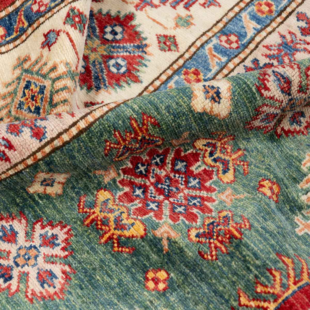 שטיח סופר קזאק 00 ירוק 310*203 | Super Kazak