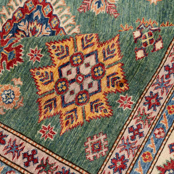 שטיח סופר קזאק 00 ירוק 310*203 | Super Kazak