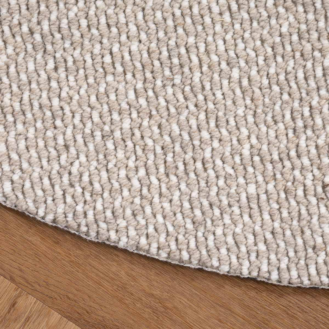 שטיח סווינג 01 בז' מיקס עגול | Swing