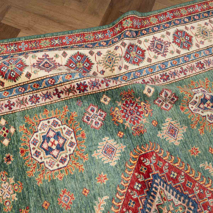 שטיח סופר קזאק 00 ירוק 310*203 | Super Kazak