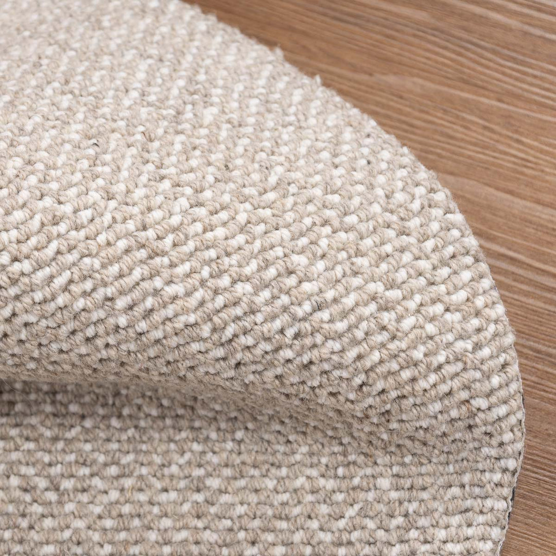 שטיח סווינג 01 בז' מיקס עגול | Swing