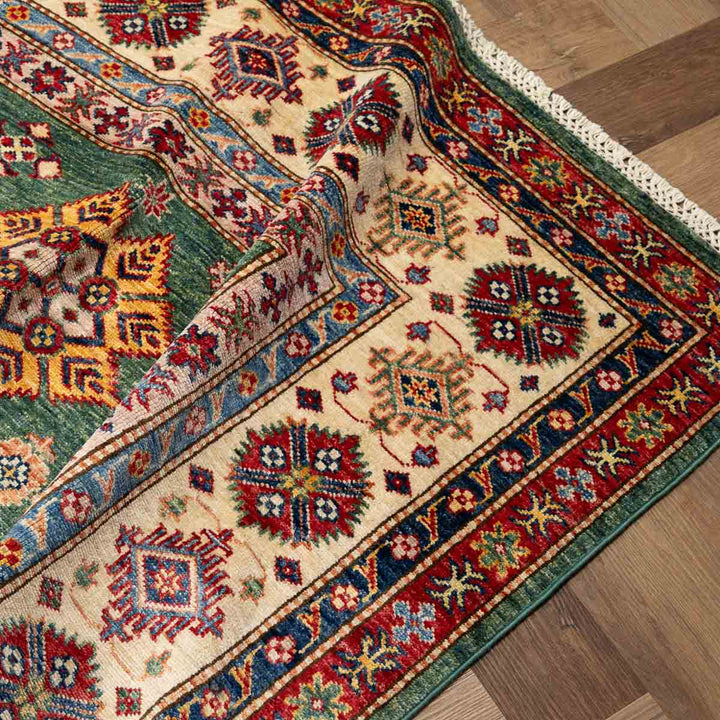 שטיח סופר קזאק 00 ירוק 310*203 | Super Kazak