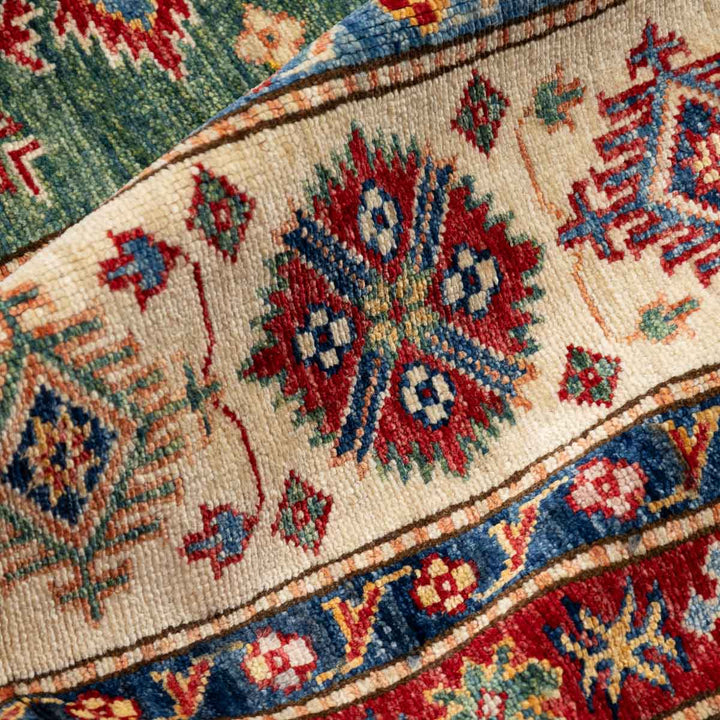 שטיח סופר קזאק 00 ירוק 310*203 | Super Kazak