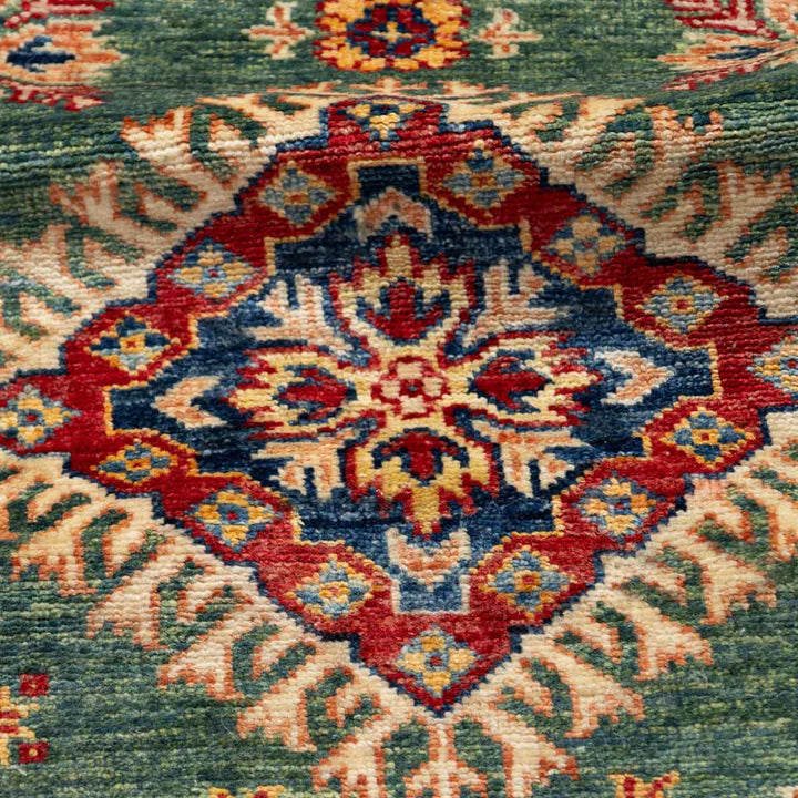 שטיח סופר קזאק 00 ירוק 310*203 | Super Kazak