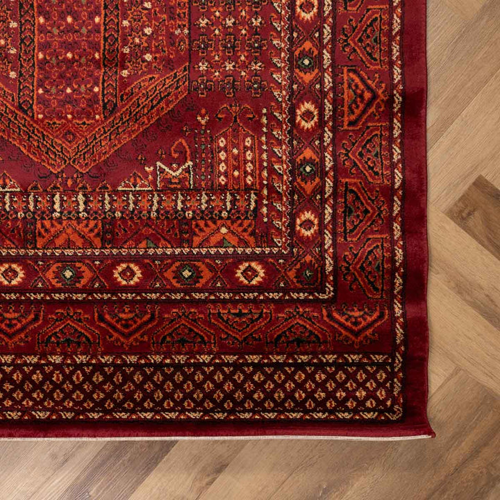 שטיח אפגני קבאול  05 אדום