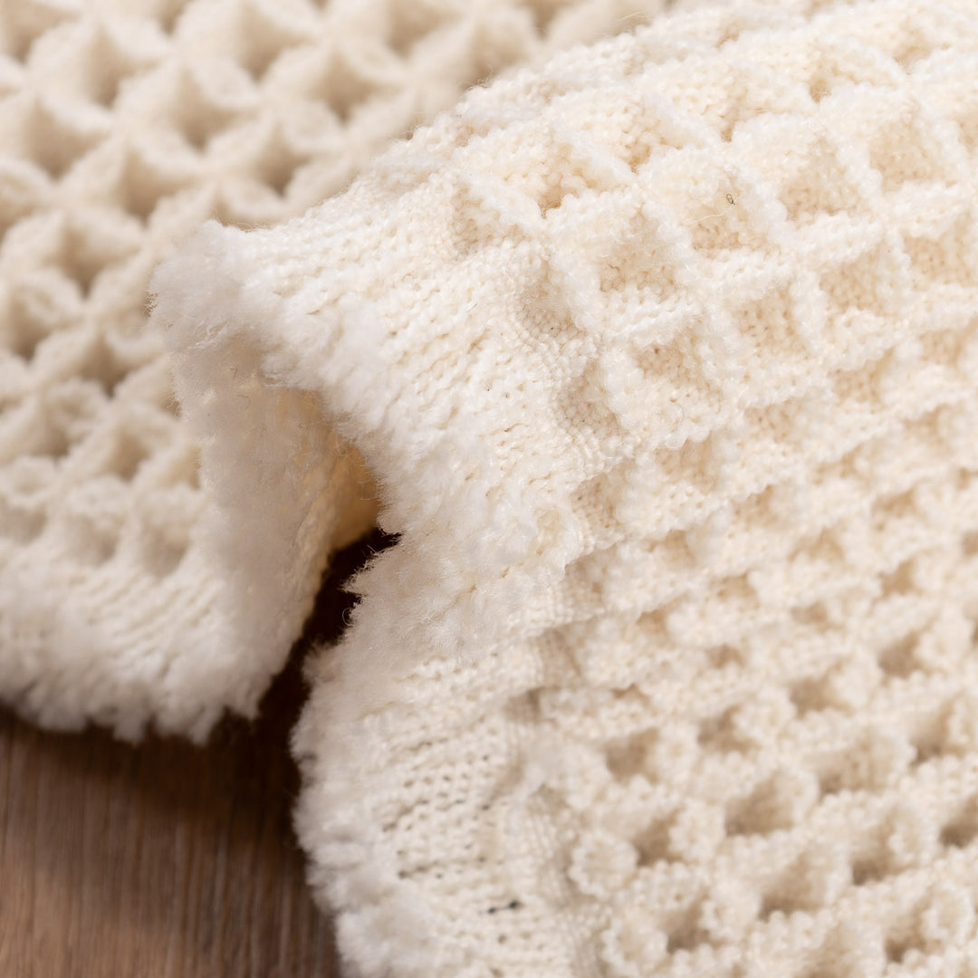 שטיח אמבט אוסקר משובץ 01 קרם | Oscar