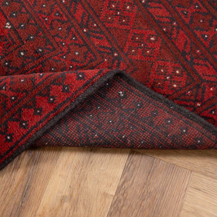 שטיח אפגני בוכרה 00 אדום 240*167 | Bokhara Rug