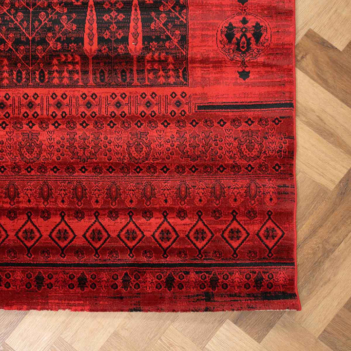 שטיח אפגן 03 אדום | Afghan