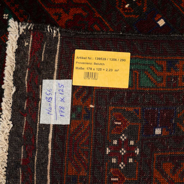 שטיח בלוץ' פרסי אדום 178*125 | Baluch