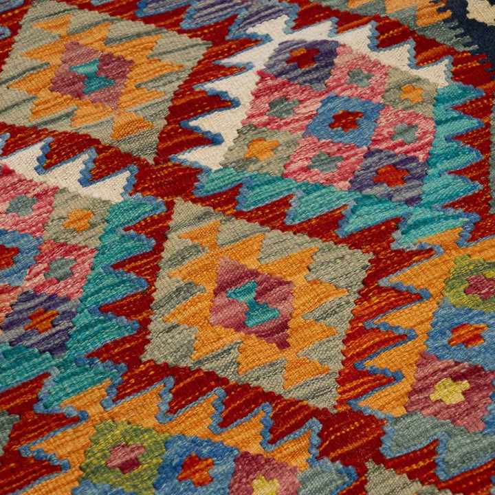 שטיח קילים אפגני 00 צבעוני 203*79