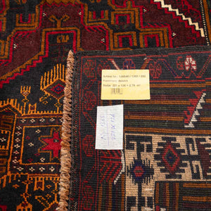 שטיח בלוץ' פרסי אדום 221*126 | Baluch
